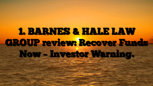 BARNES & HALE LAW GROUP