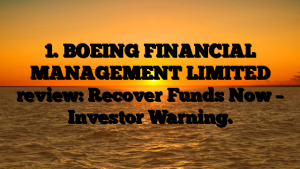 BOEING FINANCIAL MANAGEMENT LIMITED