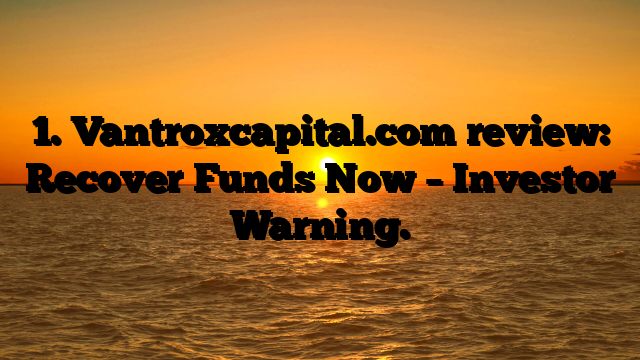 Vantroxcapital.com