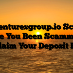 22venturesgroup.io Scam : Have You Been Scammed ? Reclaim Your Deposit Here