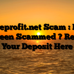 Primeprofit.net Scam : Have You Been Scammed ? Reclaim Your Deposit Here