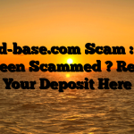 Crowd-base.com Scam : Have You Been Scammed ? Reclaim Your Deposit Here