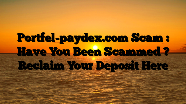 Portfel-paydex.com Scam : Have You Been Scammed ? Reclaim Your Deposit Here