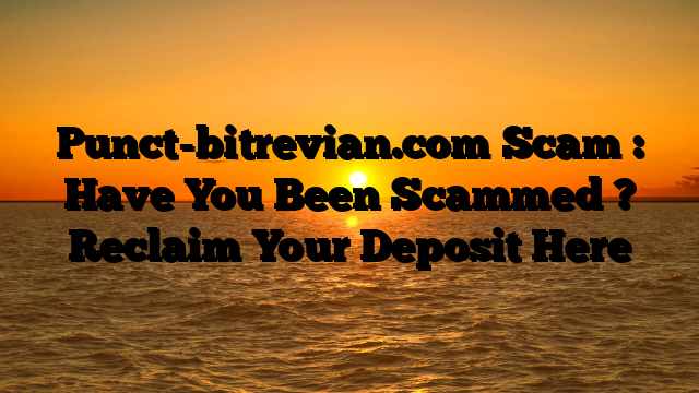 Punct-bitrevian.com Scam : Have You Been Scammed ? Reclaim Your Deposit Here