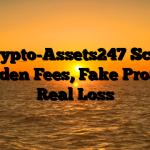 1. Crypto-Assets247 Scam ; Hidden Fees, Fake Profits, Real Loss