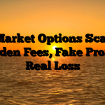 1. Market Options Scam ; Hidden Fees, Fake Profits, Real Loss