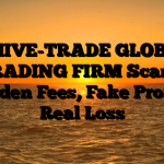 1. HIVE-TRADE GLOBAL TRADING FIRM Scam ; Hidden Fees, Fake Profits, Real Loss