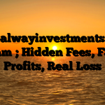 1. Sealwayinvestments.com Scam ; Hidden Fees, Fake Profits, Real Loss