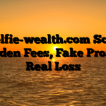 1. Selfie-wealth.com Scam ; Hidden Fees, Fake Profits, Real Loss