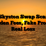 1. Skyston Swap Scam ; Hidden Fees, Fake Profits, Real Loss