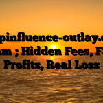 1. Spinfluence-outlay.com Scam ; Hidden Fees, Fake Profits, Real Loss