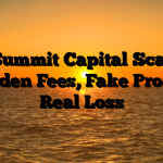 1. Summit Capital Scam ; Hidden Fees, Fake Profits, Real Loss