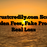 1. Trustcredily.com Scam ; Hidden Fees, Fake Profits, Real Loss
