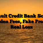 1. Vault Credit Bank Scam ; Hidden Fees, Fake Profits, Real Loss