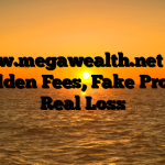 1. www.megawealth.net Scam ; Hidden Fees, Fake Profits, Real Loss