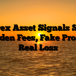 1. Aurex Asset Signals Scam ; Hidden Fees, Fake Profits, Real Loss