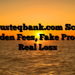 1. Trusteqbank.com Scam ; Hidden Fees, Fake Profits, Real Loss