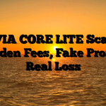 1. VIA CORE LITE Scam ; Hidden Fees, Fake Profits, Real Loss