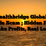 1. Wealthbridge Global Fin Trade Scam ; Hidden Fees, Fake Profits, Real Loss