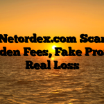 1. Netordex.com Scam ; Hidden Fees, Fake Profits, Real Loss